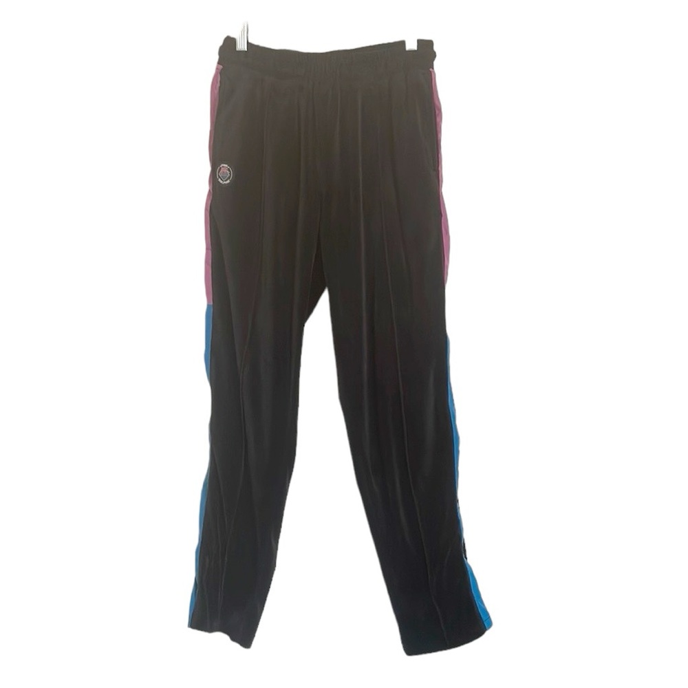 Pink + Dolphin The Tech Velour Velvet Track Sweat pants size M